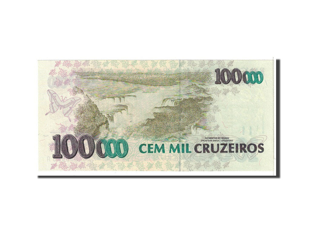 Brazil, 100,000 Cruzeiros, 1993, KM:235d, UNC(65-70)
