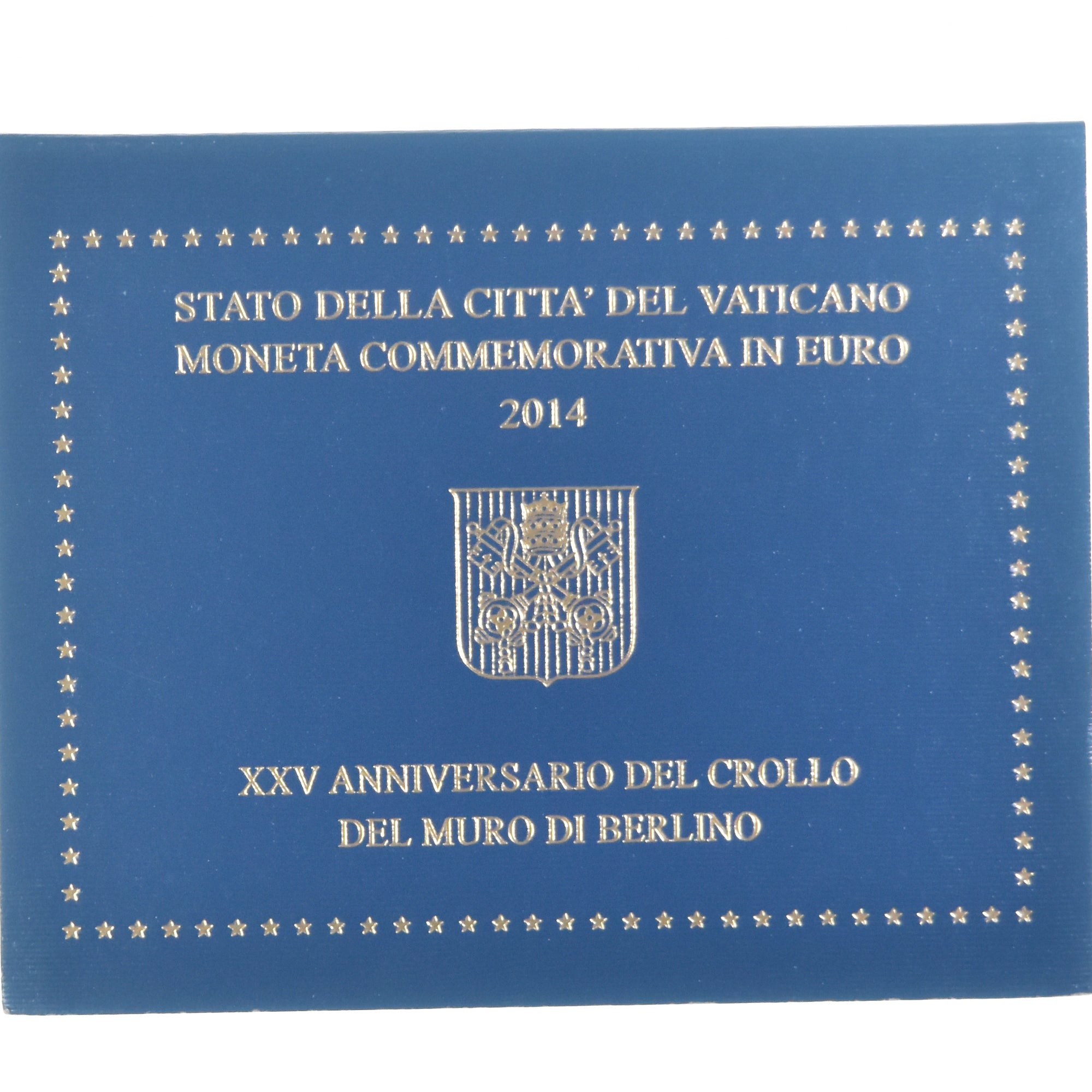Vaticano, 2 Euro, chute du mur, 2014, Rome, Pape François, BU, FDC