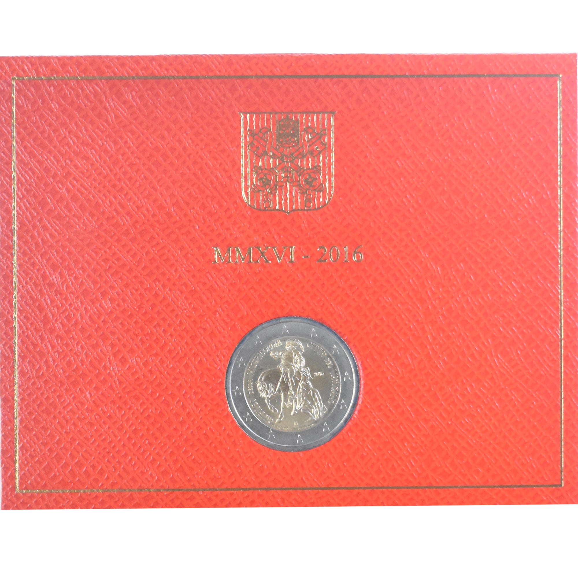 Vatican, 2 Euro, Jubilé de la Miséricorde, 2016, Rome, Pape François