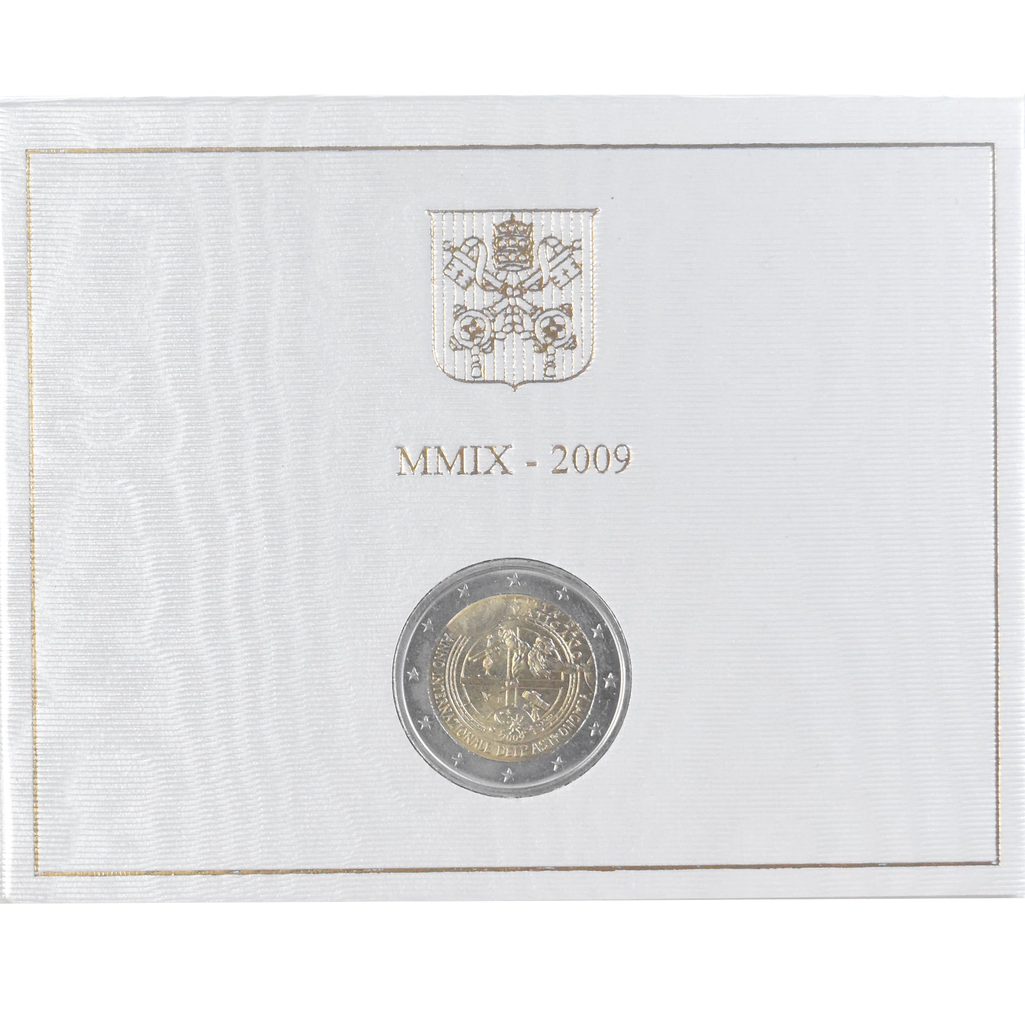 Vatican, 2 Euro, 2009, BU, MS(65-70), Bi-Metallic