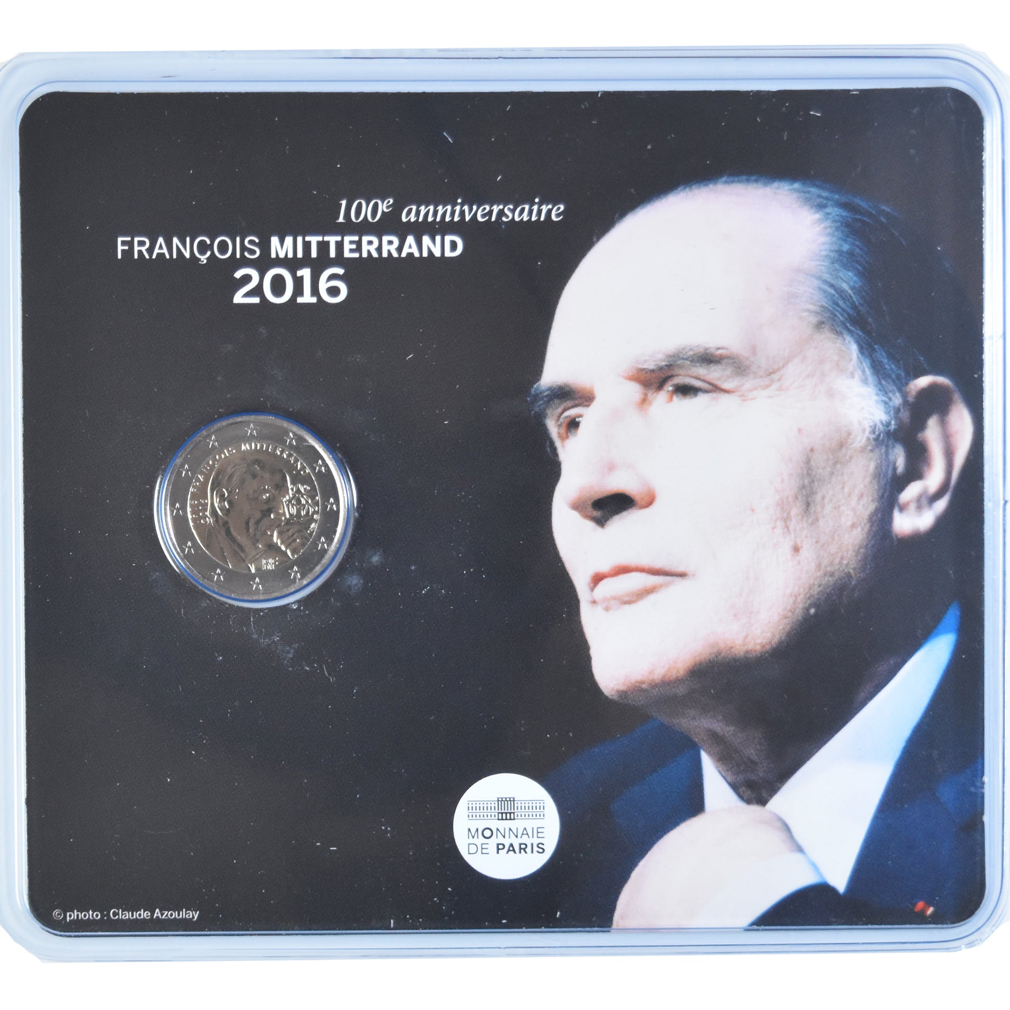 France, 2 Euro, François Mitterrand, 2016, BU, MS(65-70), Bi-Metallic