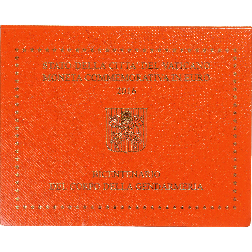 Vatican, 2 Euro, 2016, Bicentenario Del Corpo Della Gendarmeria, MS(65-70)