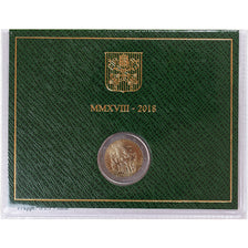 Vaticano, 2 Euro, année européenne du patrimoine culturel, 2018, Rome, Pape