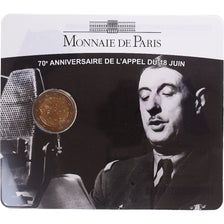 France, 2 Euro, 2010, Monnaie de Paris, Appel du 18 Juin 1940, MS(65-70)