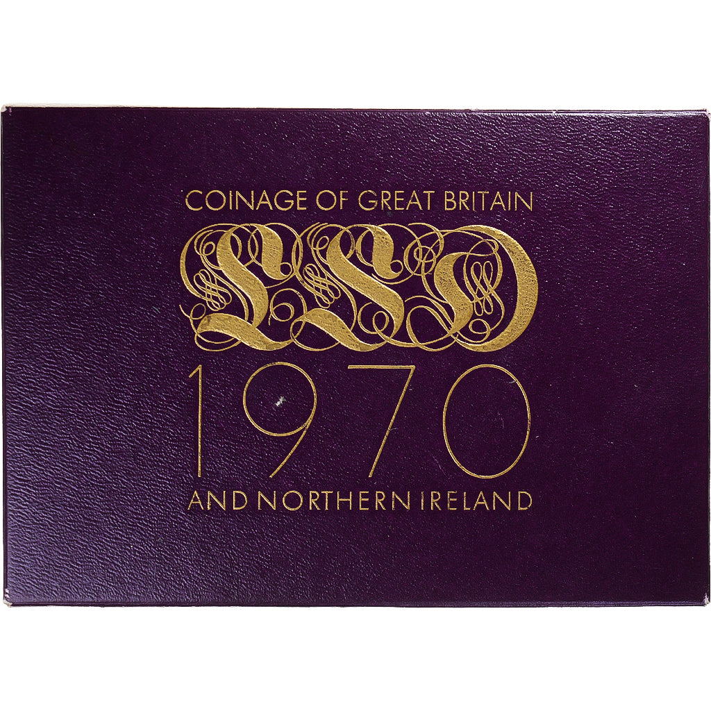 Coin, Great Britain, Set 8 Monnaies., 1970, British Royal Mint, COIN SET GREAT
