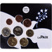 France, Set 8 monnaies Euro, 2015, La PAIX.BU, MS(65-70)