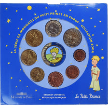 France, Monnaie de Paris, Euro-Set, Le Petit Prince, 2004, MS(65-70)