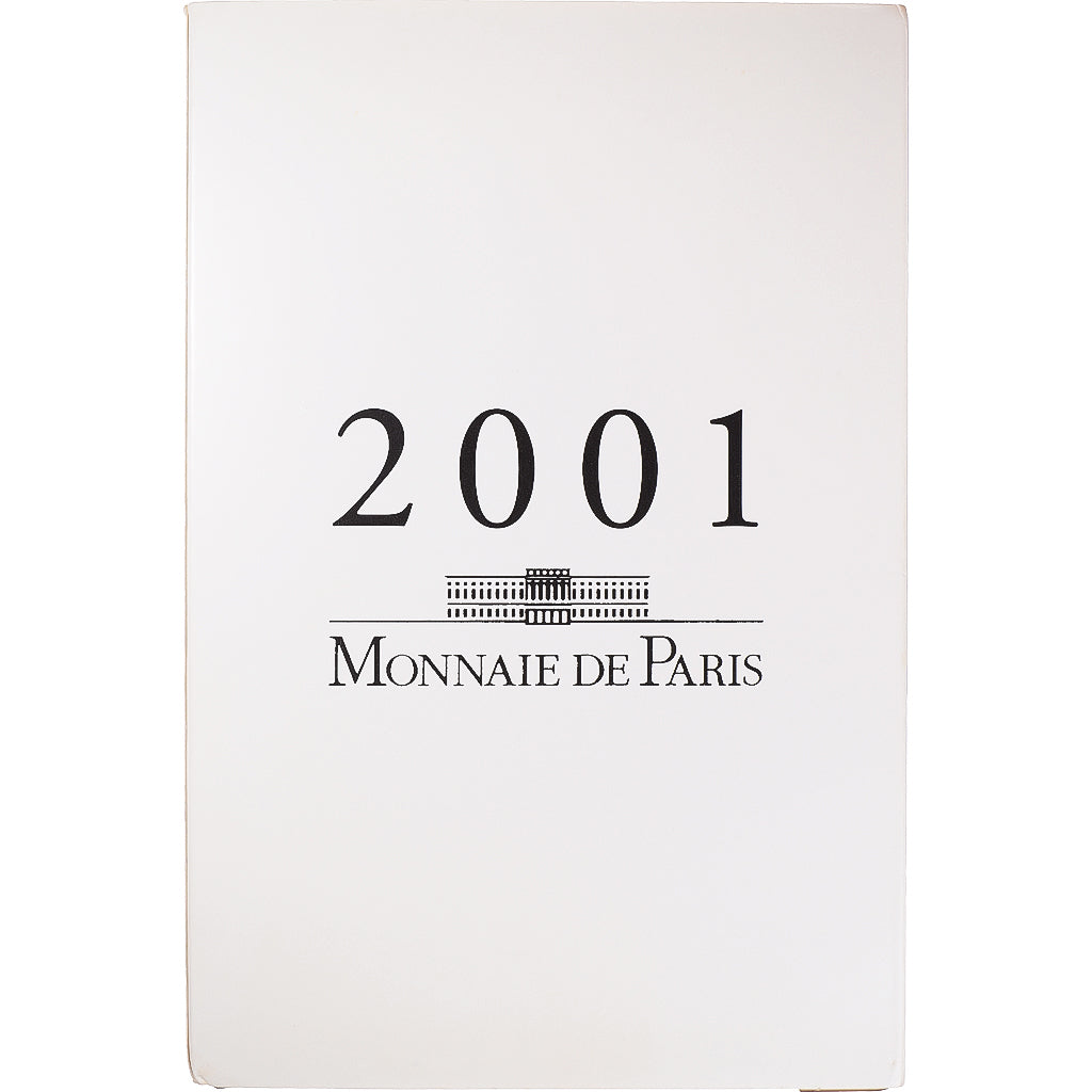 Moneta, Francia, Set Franc, 2001, BE, FDC, N.C., Gadoury:page 288
