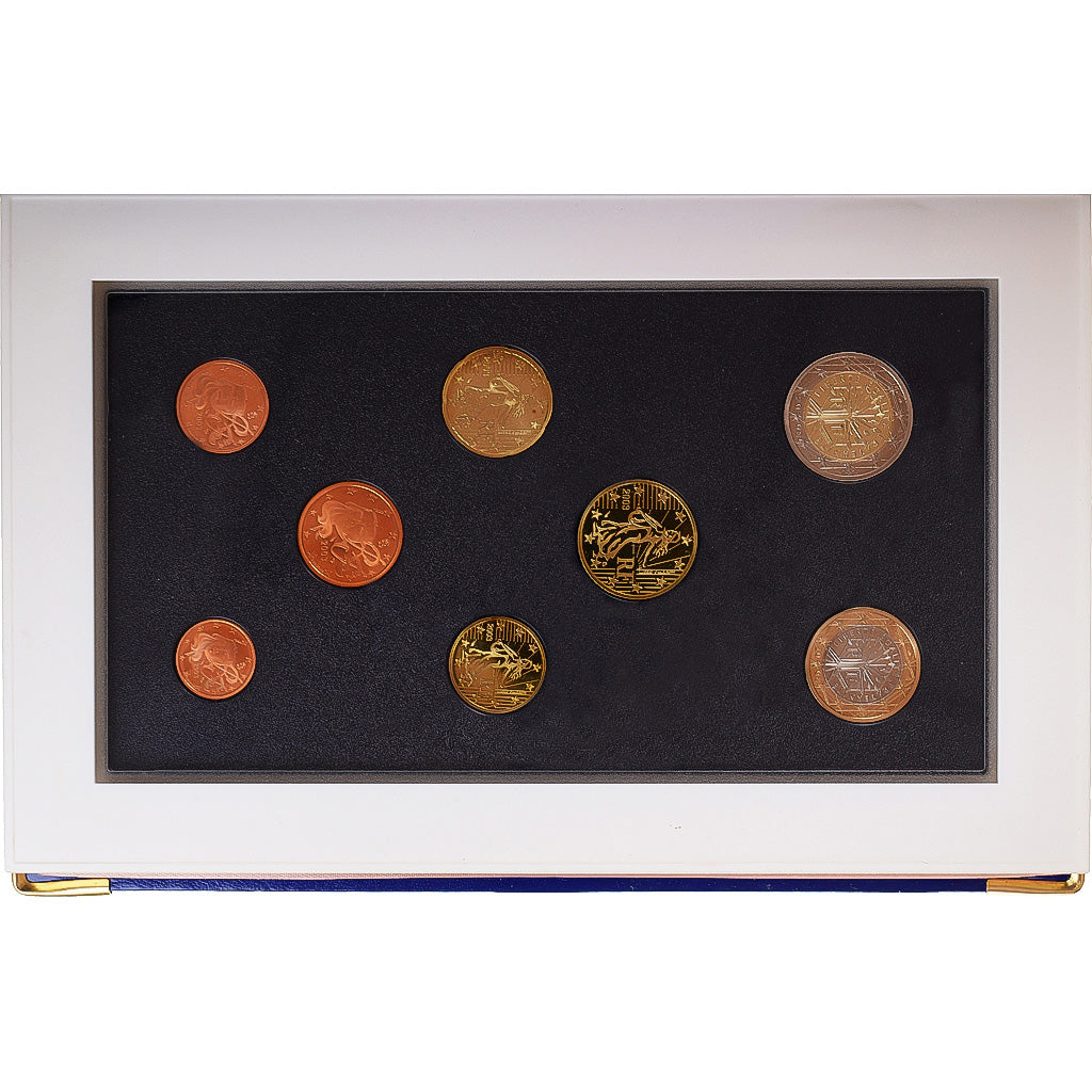 Francia, Set Euros, 2003, BE, FDC, Sin información, Gadoury:page 339