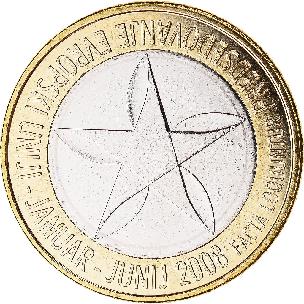 Slovénie, 3 Euro, 2008, Special Unc., FDC, Bimétallique, KM:81