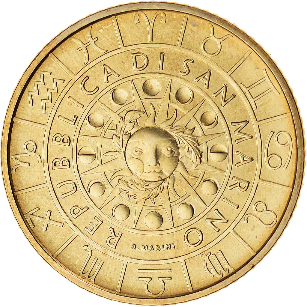 San Marino, 5 Euro, Taurus, 2018, MS(65-70), Bronzital