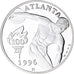 Francia, medaglia, Sport, Football, 1996, ATLANTA.BE, FDC, Argento