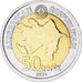 Coin, Azerbaijan, 50 Qapik, 2021, MS(63), Bi-Metallic