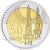 Moneda, Azerbaiyán, 50 Qapik, 2021, SC, Bimetálico