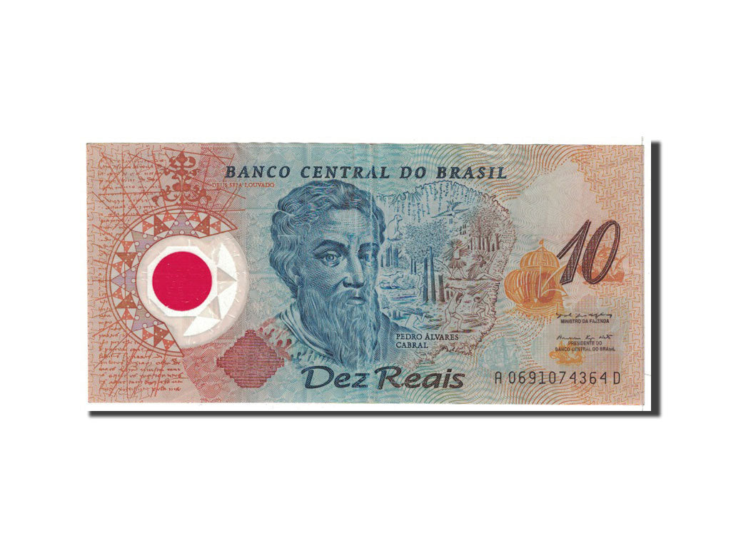 Brazil, 10 Reais, 2000, KM:248b, EF(40-45)
