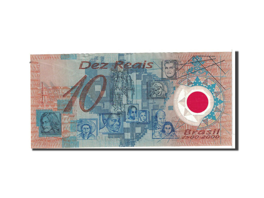 Brazil, 10 Reais, 2000, KM:248b, EF(40-45)