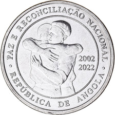 Coin, Angola, 200 Kwanzas, 2022, Paix et Réconciliation., MS(63), Nickel Plated