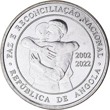 Coin, Angola, 200 Kwanzas, 2022, Paix et Réconciliation., MS(63), Nickel Plated