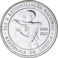 Moneda, Angola, 200 Kwanzas, 2022, Paix et Réconciliation., SC, Níquel chapado