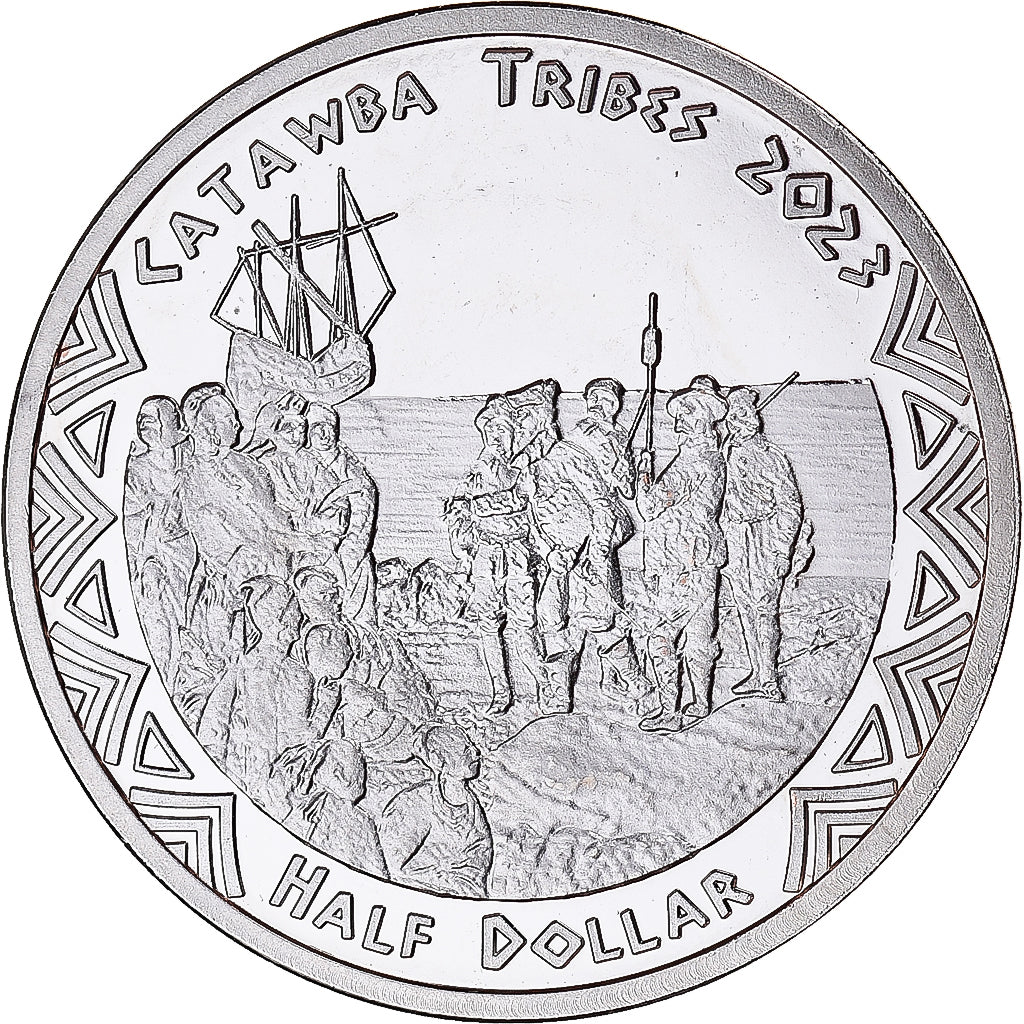 Coin, United States, Half Dollar, 2023, Catawba tribes.BE, MS(63), Cupronickel
