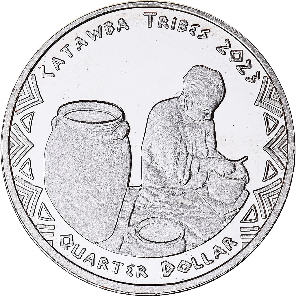 Coin, United States, quarter dollar, 2023, Catawba tribes.BE, MS(63)