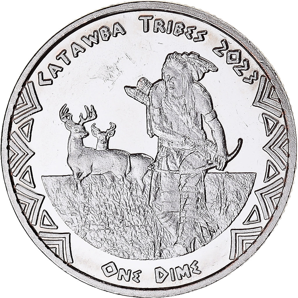 Moeda, Estados Unidos da América, Dime, 2023, Catawba tribes.BE, MS(63)