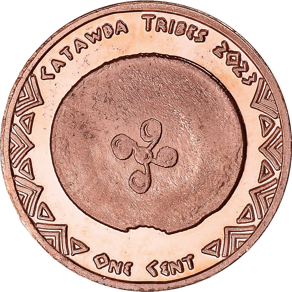 Coin, United States, Cent, 2023, Catawba tribes.BE, MS(63), Cuivre