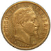 FRANCE, Napoléon III, 10 Francs, 1867, Strasbourg, AU(50-53), Gold, Gadoury #...