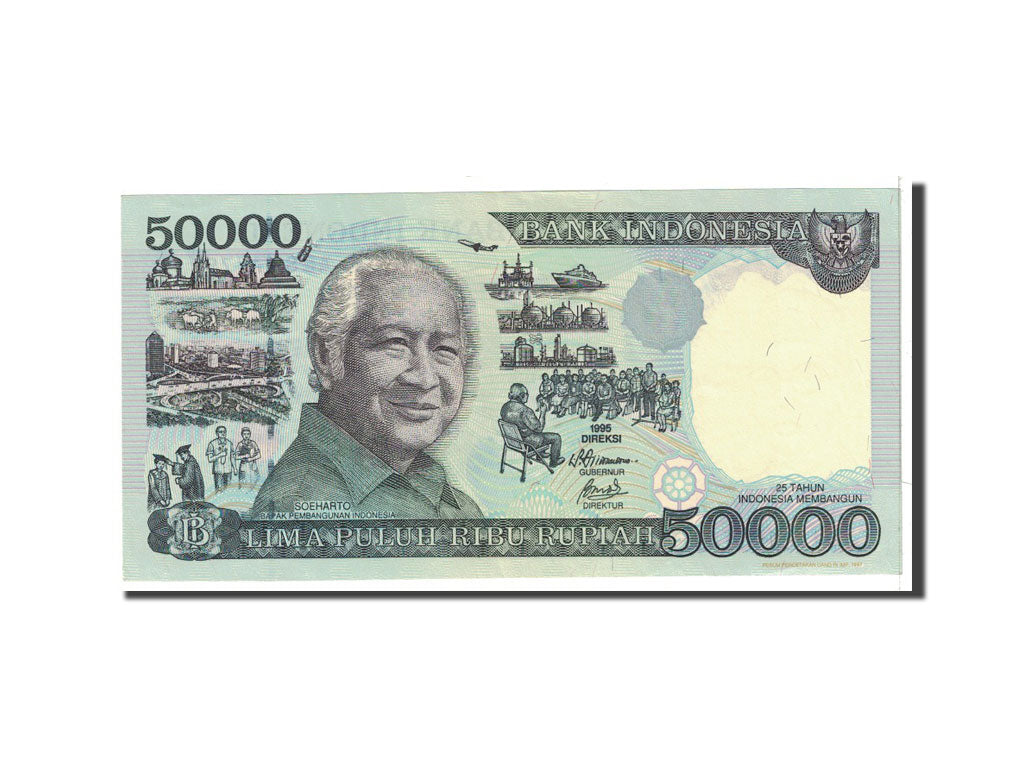 Indonesia, 50,000 Rupiah, 1995, KM:136a, UNC(65-70)