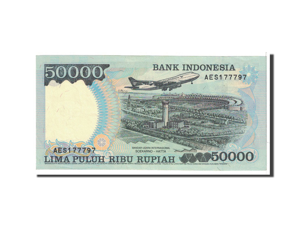 Indonesia, 50,000 Rupiah, 1995, KM:136a, UNC(65-70)