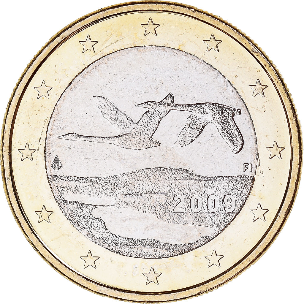 Finlandia, Euro, 2009, Vantaa, SC, Bimetálico, KM:129