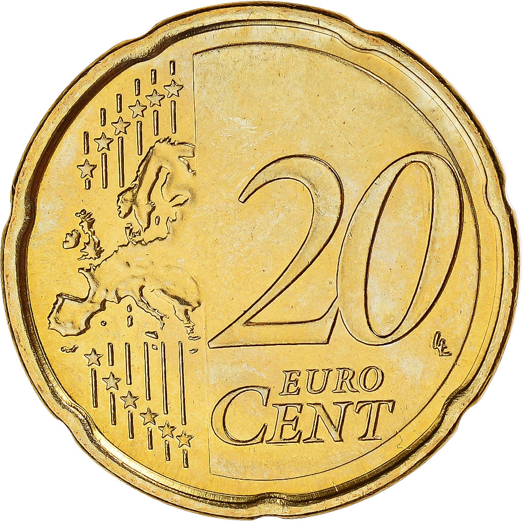 Finland, 20 Euro Cent, 2009, Vantaa, FDC, Tin, KM:127