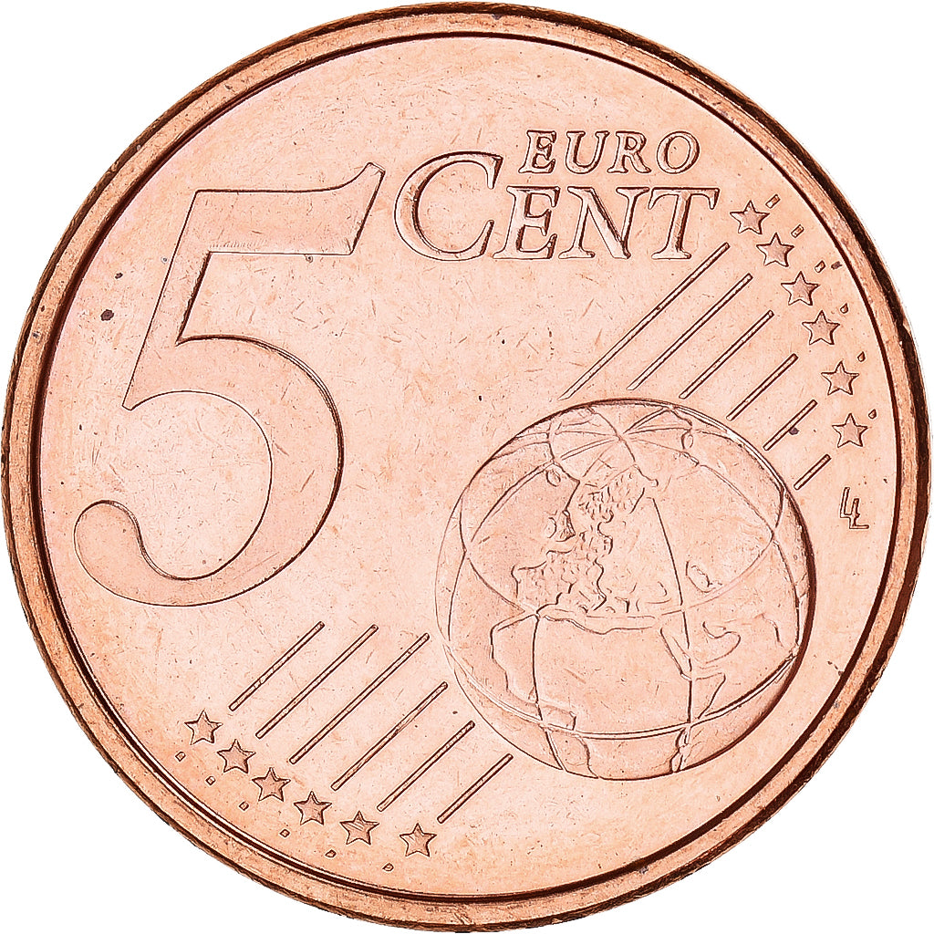 Finlandia, 5 Euro Cent, 2009, Vantaa, FDC, Cobre chapado en acero, KM:100