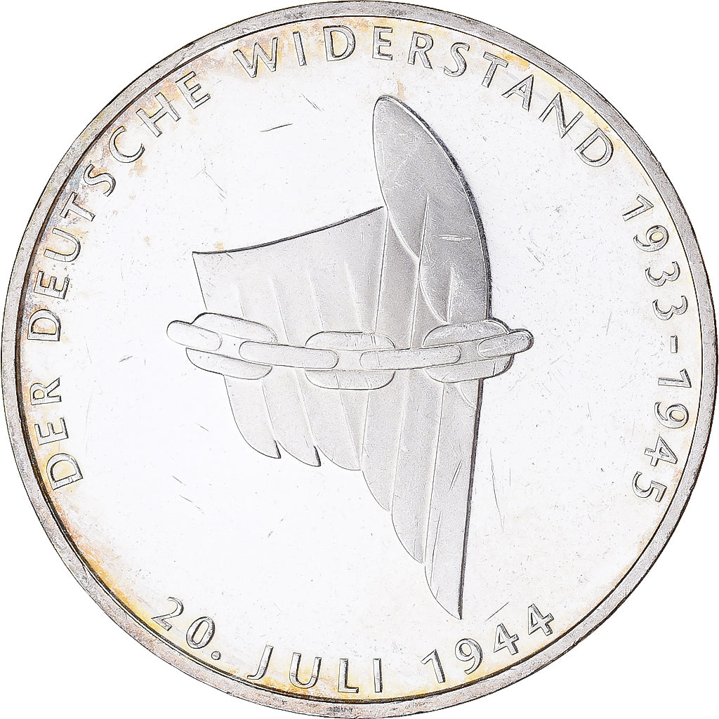Münze, Bundesrepublik Deutschland, 10 Mark, 1994, Berlin, Germany, UNZ, Silber