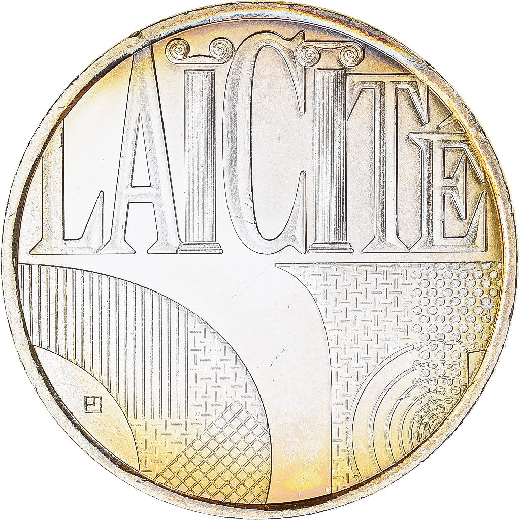 France, 25 Euro, Laicité, 2013, Paris, MS(64), Silver