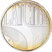 France, 25 Euro, Laicité, 2013, Paris, MS(64), Silver