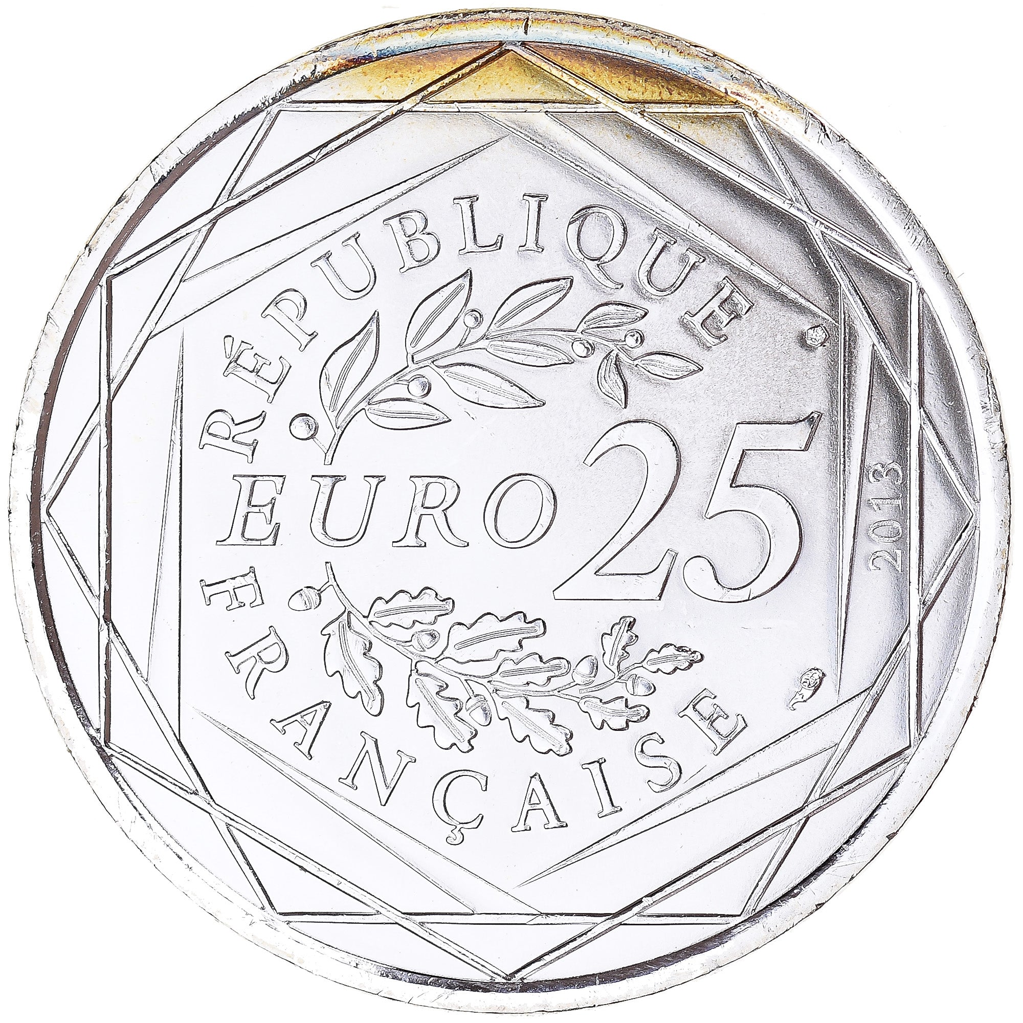 France, 25 Euro, Laicité, 2013, Paris, MS(64), Silver