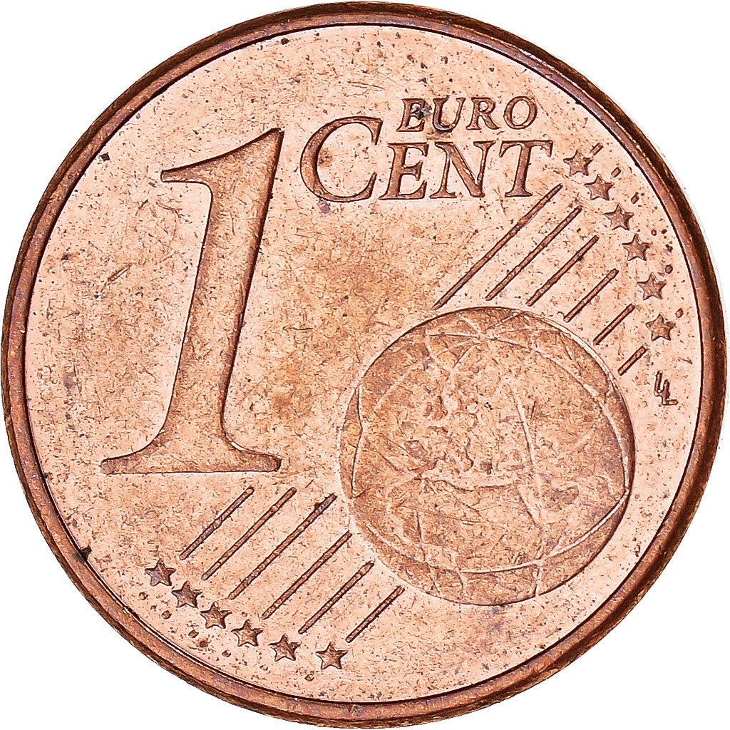 GERMANY - FEDERAL REPUBLIC, Euro Cent, 2007, Stuttgart, EF(40-45), Acier plaqué