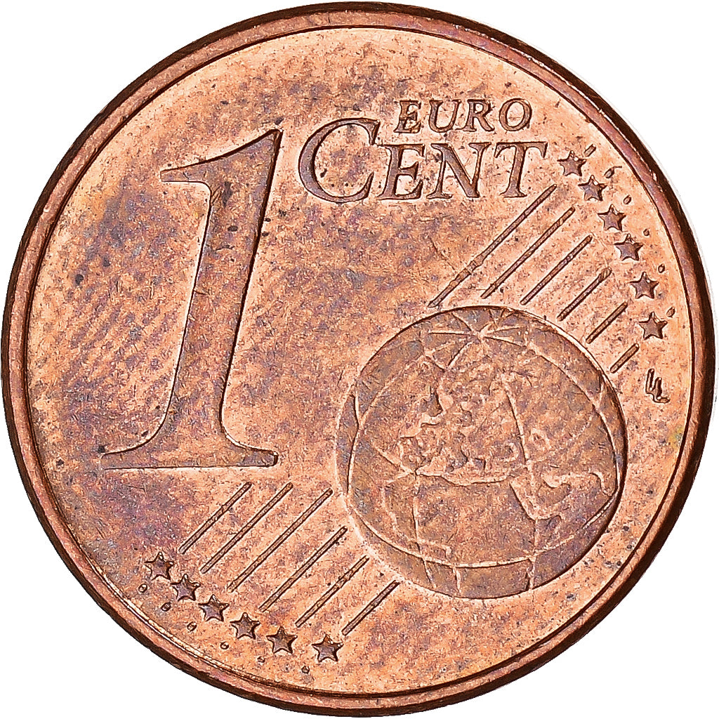 GERMANIA - REPUBBLICA FEDERALE, Euro Cent, 2008, Karlsruhe, BB, Acier plaqué