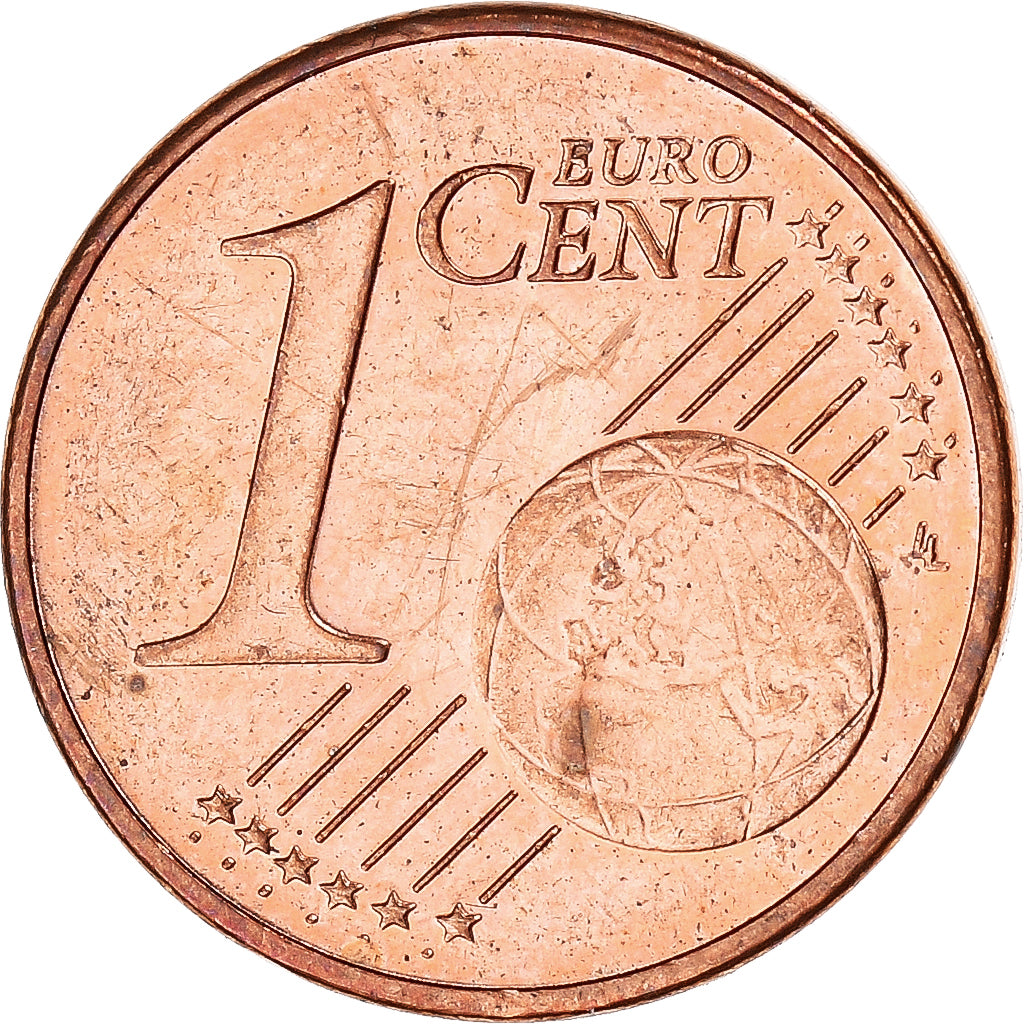 GERMANY - FEDERAL REPUBLIC, Euro Cent, 2012, Stuttgart, EF(40-45), Acier plaqué