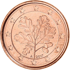 GERMANY - FEDERAL REPUBLIC, Euro Cent, 2017, Berlin, MS(63), Acier plaqué