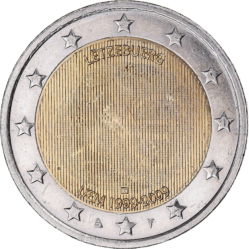 Luxembourg, 2 Euro, 2009, EF(40-45), Bi-Metallic, KM:107