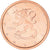 Finlandia, 2 Euro Cent, 2004, Vantaa, EBC, Cobre chapado en acero, KM:99