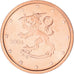 Finland, 2 Euro Cent, 2004, Vantaa, AU(55-58), Copper Plated Steel, KM:99