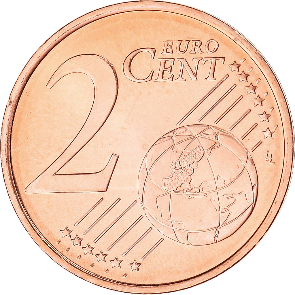 Finland, 2 Euro Cent, 2004, Vantaa, AU(55-58), Copper Plated Steel, KM:99