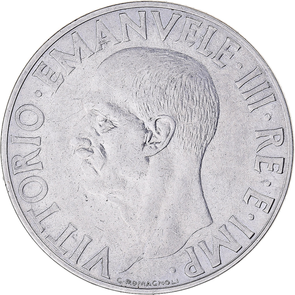 Moeda, Itália, Lira, 1939, Rome, AU(50-53), Acmonital (austénitique), KM:77a