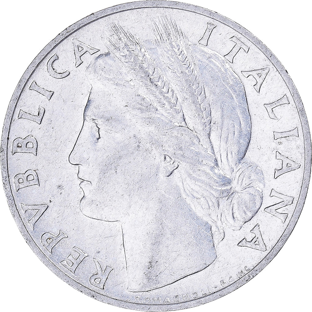Moeda, Itália, Lira, 1948, Rome, EF(40-45), Alumínio, KM:87
