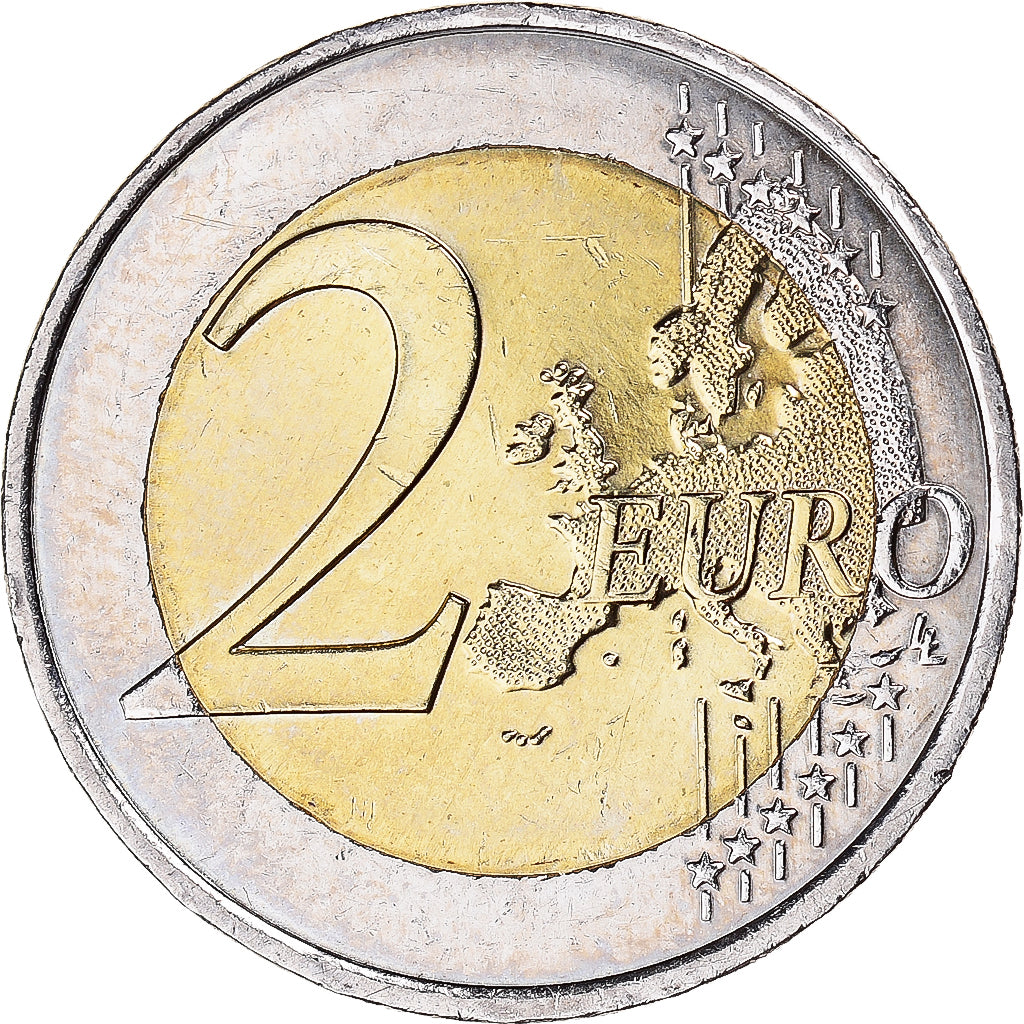 France, 2 Euro, Traité de l'Elysée, 2013, Paris, AU(55-58), Bi-Metallic