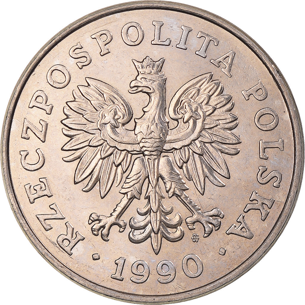 Moeda, Polónia, 100 Zlotych, 1990, Warsaw, AU(55-58), Cobre-níquel, KM:214
