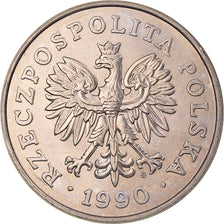 Moeda, Polónia, 100 Zlotych, 1990, Warsaw, AU(55-58), Cobre-níquel, KM:214